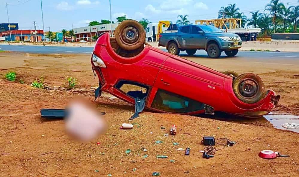 acidente de carro na BR-060