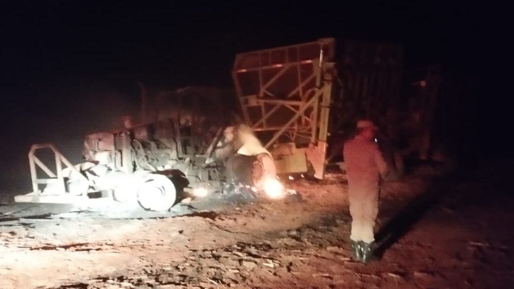 Incêndio em canavial