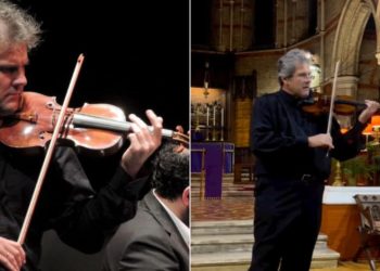 Violinista de Goiás se apresenta para hóspedes que aguardam para sair de Israel