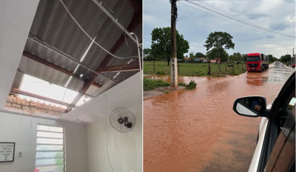 fortes chuvas em São Simão