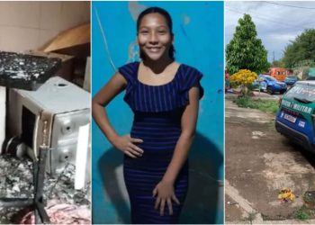 Caso Amélia Vitória: populares ateiam fogo na casa de suspeito de matar estudante