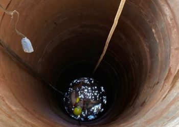 Homem entra em cisterna para aliviar o calor e precisa ser resgatado pelos Bombeiros