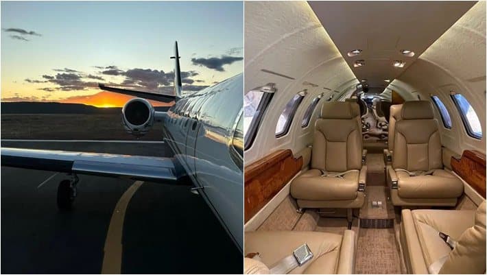 avião cantor Murilo Huff