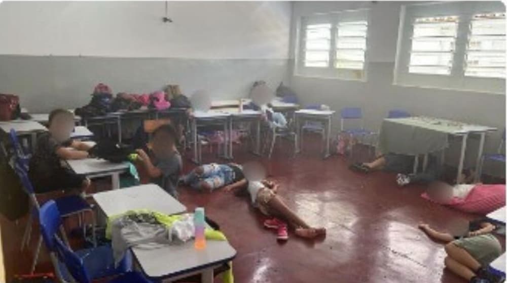 pais denunciam que crianças estão dormindo no chão em Cmeis de Goiânia