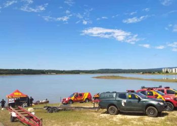 Bombeiros encontram corpo de PM de Goiás que desapareceu no Lago Corumbá