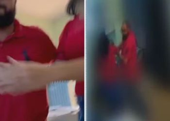 Pai de aluno agride coordenador após profissional dar bronca em estudante; vídeo