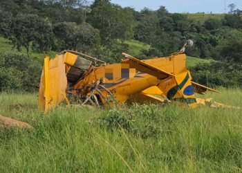 Piloto fica ferido após fazer pouso forçado às margens da GO-305