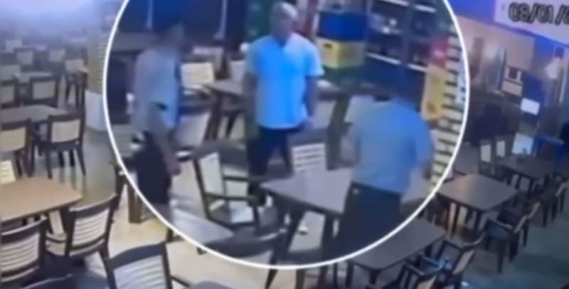 Agressão em restaurante 