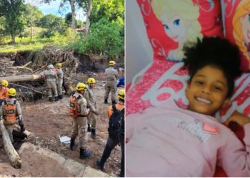Pai de menina que morreu após ser levada por enxurrada se emociona ao lembrar das buscas