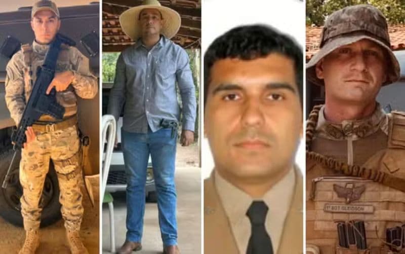 Policiais vítimas do acidente