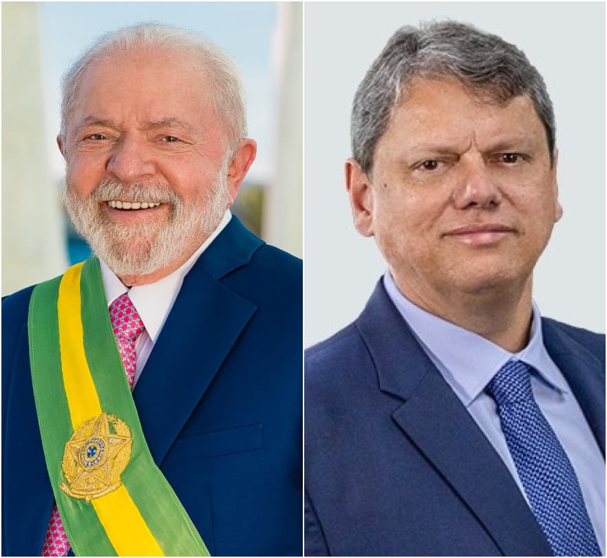 Lula e Tarcísio