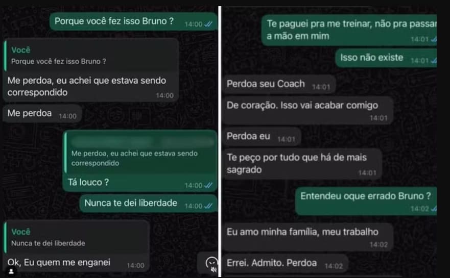 personal denunciado por importunação sexual