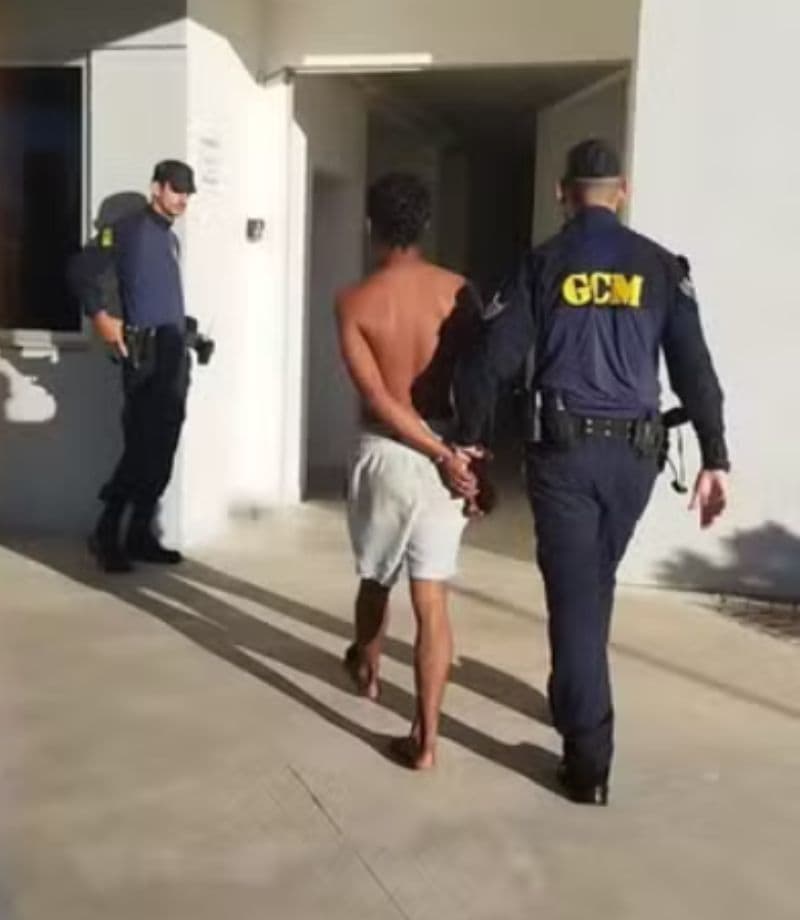 Suspeito de agredir esposa