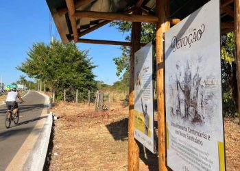 Festa de Trindade: painéis na Rodovia dos Romeiros destacam devoção ao Divino Pai Eterno
