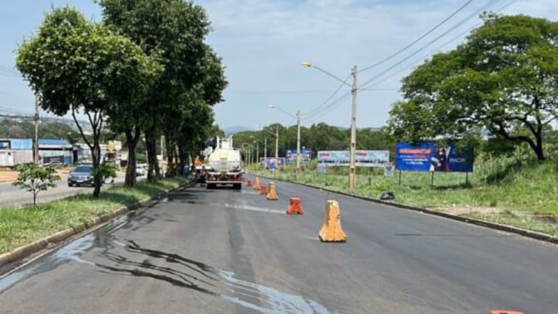 Obras na Perimetral Norte