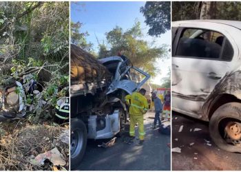 Mais de 10 veículos se envolvem em dois acidentes em menos de 24 horas na GO-070