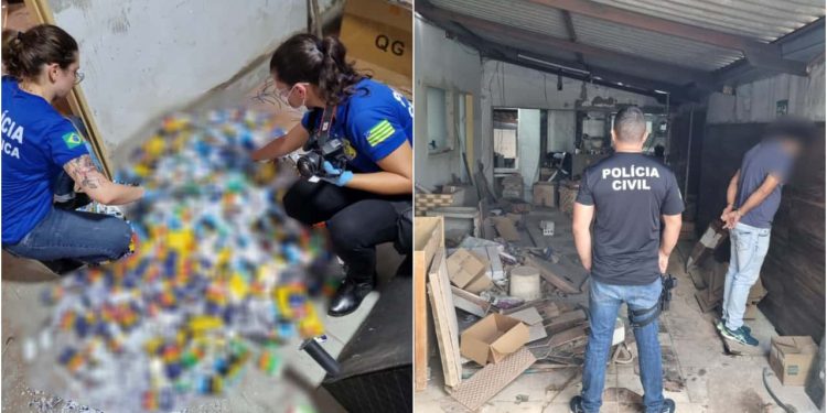 Casal é preso suspeito de vender falsos remédios para emagrecer pelas redes sociais