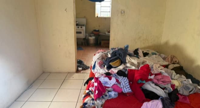 bebê agredida em casa pelo pai