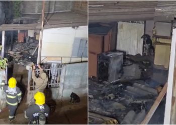 Incêndio em residência deixa uma pessoa morta e outra ferida, em Rio Verde