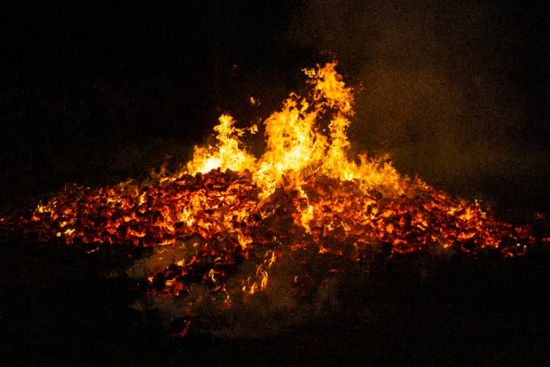 Risco de atear fogo