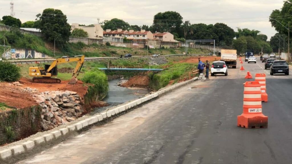 obras na Marginal Botafogo