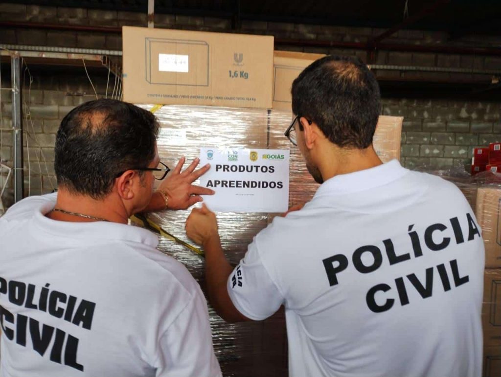 apreensão de sabão em pó falsificado