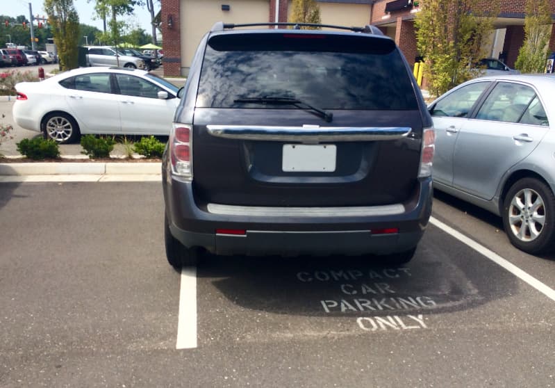 Estacionamento irregular