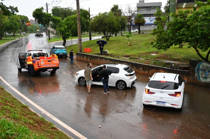 Chuva intensa em Goiânia