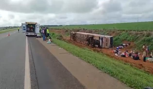 Acidente na BR-050. 