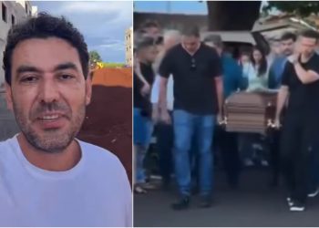 Enterro de filho morto por secretário de Itumbiara é marcado por forte comoção
