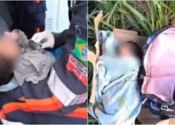 Recém-nascido é encontrado abandonado às margens da GO-463, em Caldazinha