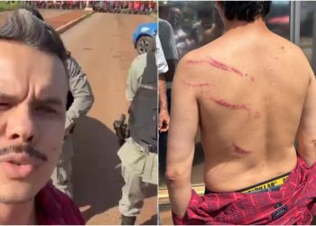 Vereador Fabrício Rosa é preso durante manifestação em Santa Helena de Goiás