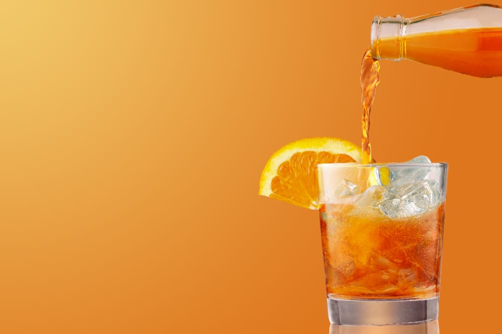 refrigerante de laranja