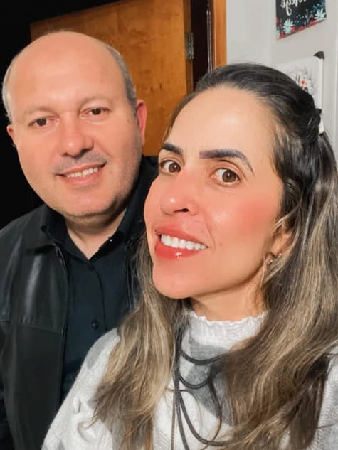 Vereador Shaylon Rodrigo Ribeiro e esposa Maria Julia