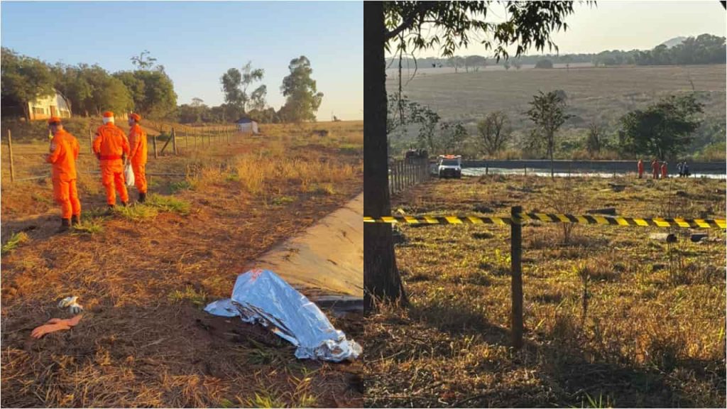 criança desaparecida encontrada em tanque de granja