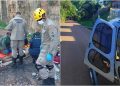 Homem fica ferido após cair de cerca de 10 metros de altura em Goiânia